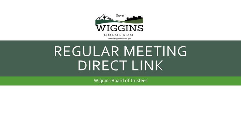 Board of Trustee Regular Meeting Zoom Link