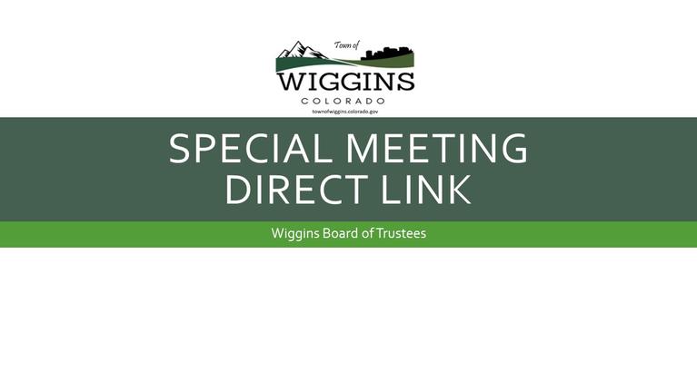 Board of Trustees Special Meeting Zoom Link