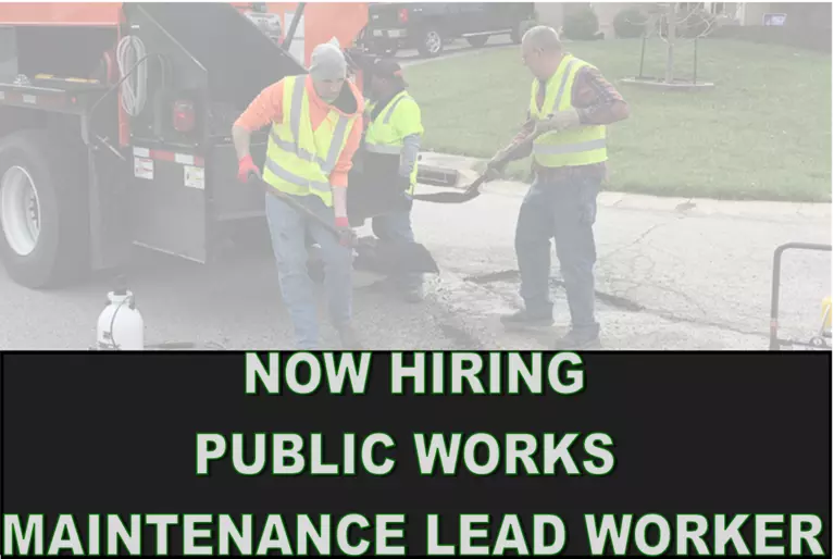 Public Works Hiring Maintenance Lead Worker